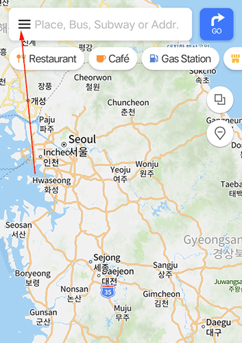 NAVER地图中文版