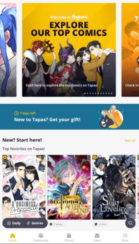 Tapas漫画国际版