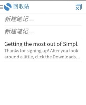 Simplenote app