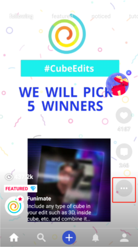 funimate app怎么分享视频
1