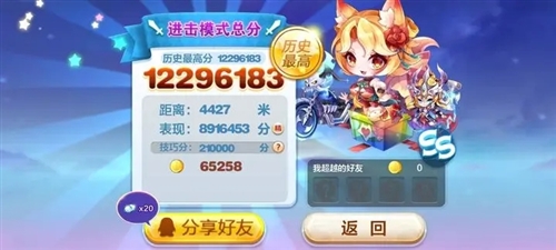 天天酷跑体验服