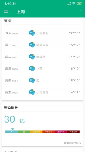 安果天气预报app
