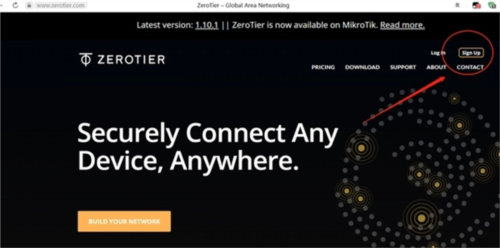 Zerotier One app