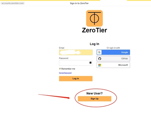 Zerotier One app