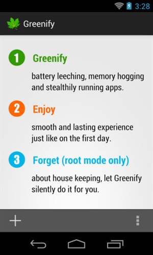 Greenify app