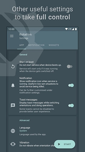 rotation强制横屏app