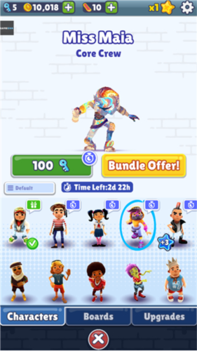 地铁跑酷万次郎17.0版本