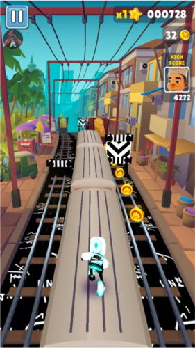 地铁跑酷困难模式
