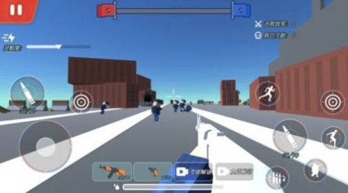 战地方块人吃鸡破解版