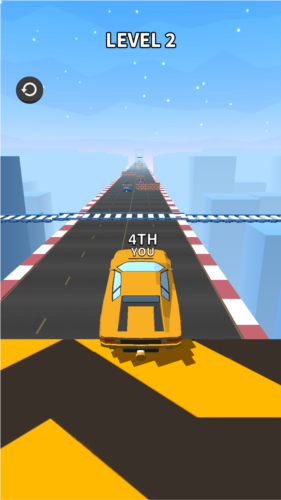 竞赛车手去广告版