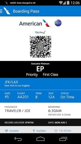 american airlines app