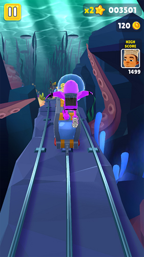 地铁跑酷水下城无限金币无限钥匙版