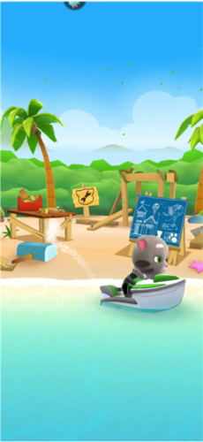 汤姆猫的摩托艇