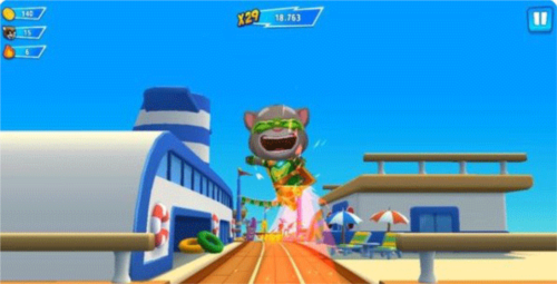 汤姆猫英雄跑酷体验服