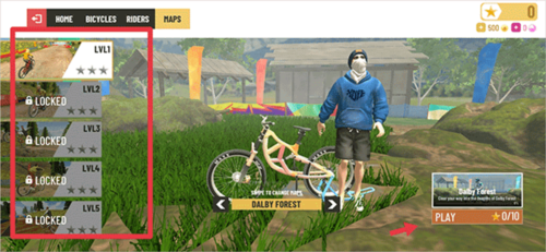 越野自行车特技2国际服