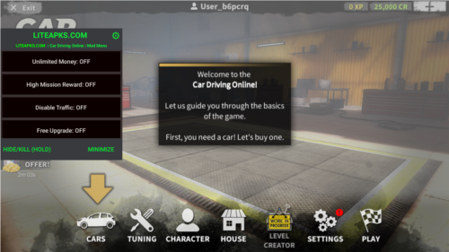 在线汽车驾驶破解版修改器