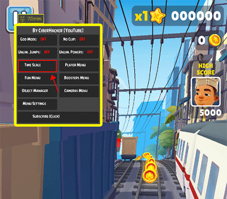 地铁跑酷调速度Mod菜单版