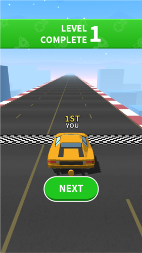 竞赛车手去广告版