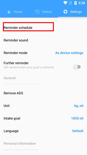 Water Reminder官方版