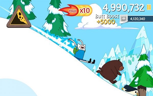 滑雪大冒险探险时光破解版无限金币钻石