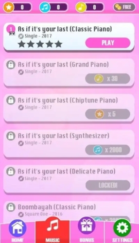 BLACKPINK钢琴块2024最新版