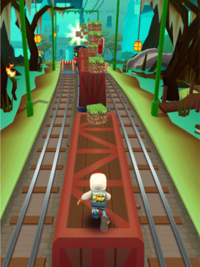 地铁跑酷草方块荔枝二改版本