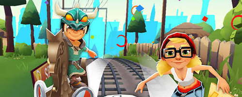 地铁跑酷冰雪节无限金币钻石版