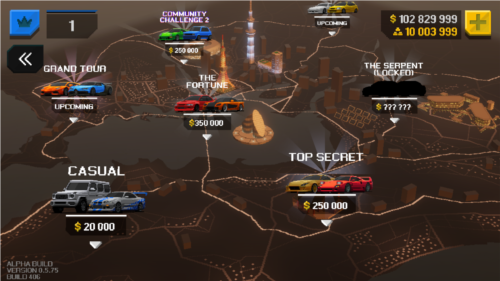 顶点赛车金币不减反增版