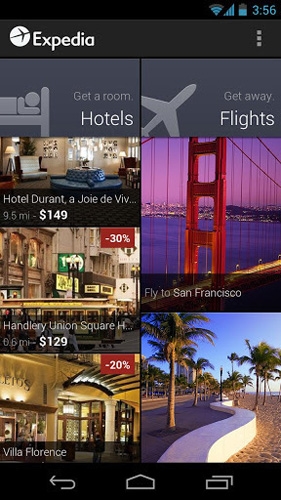 Expedia app