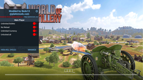 火炮世界大炮破解版修改器