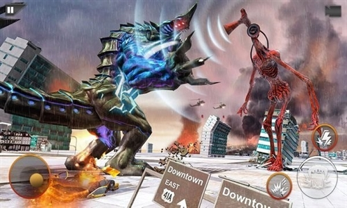 哥斯拉大战警笛头