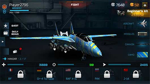 现代战机无限导弹版