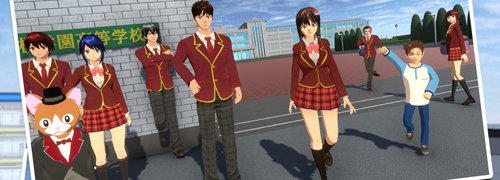 樱花校园模拟器1.039.01高马尾中文版