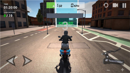 川崎h2摩托车驾驶模拟器