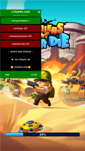 士兵永不凋零内置修改器版