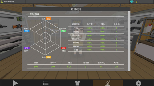 僵尸猎人像素生存无限金币子弹版