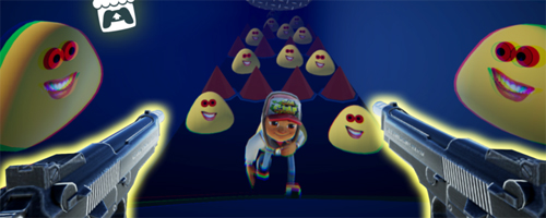 地铁跑酷射击恐怖游戏