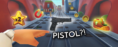 地铁跑酷射击恐怖游戏