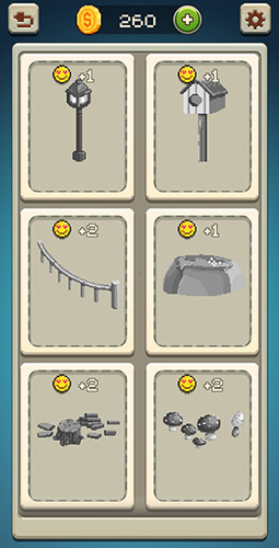 像素艺术彩色岛