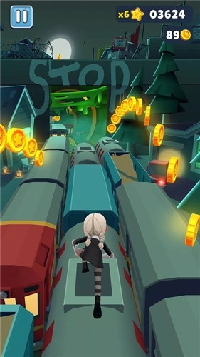 地铁跑酷闹鬼街区