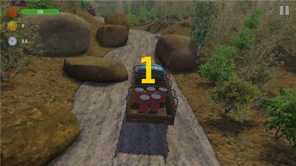 疯狂的越野车手游