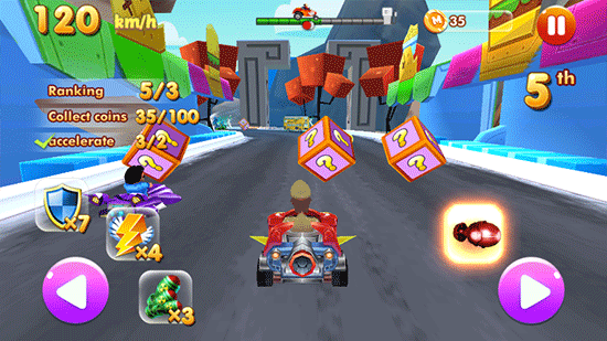 地铁急速卡丁车比赛