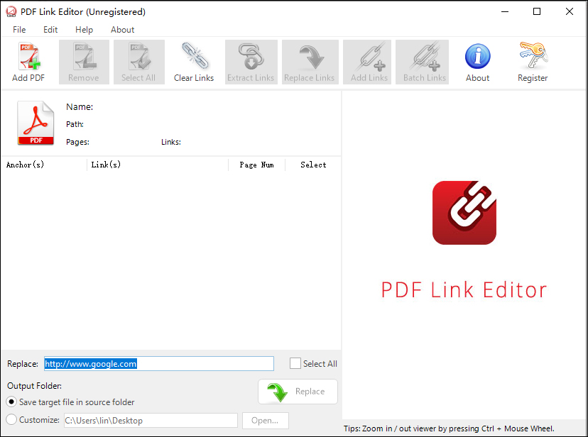 PDF Link Editor(pdf超链接修改工具)