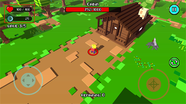 像素射击僵尸战场游戏