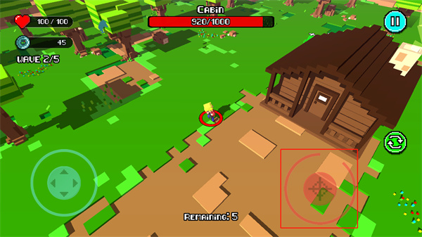 像素射击僵尸战场游戏