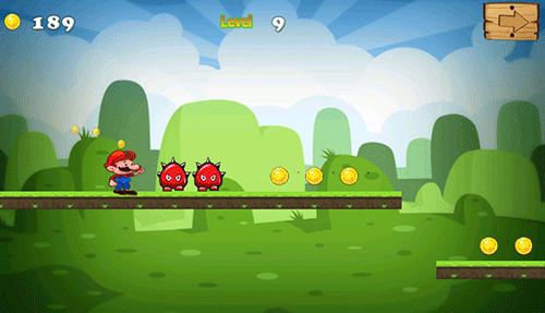 马里奥丛林探险游戏