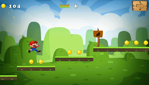 马里奥丛林探险游戏