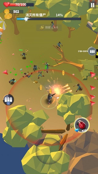 疯狂僵尸快速射击中文版(Crazy zombie rapid shooting)