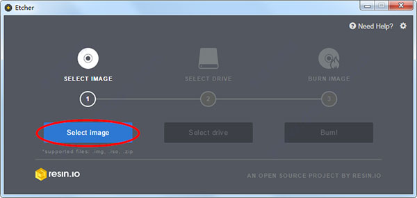 etcher镜像写入工具