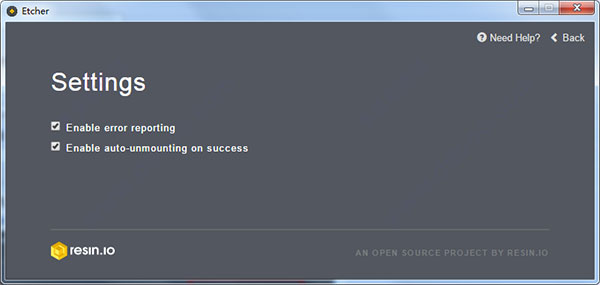 etcher镜像写入工具
